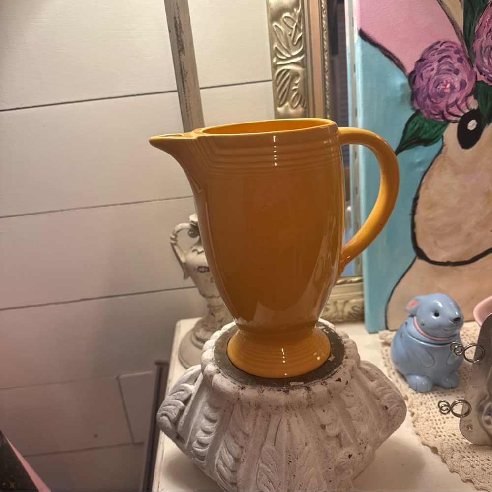 Fiestaware Golden Yellow pitcher